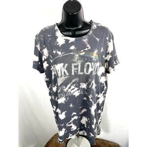 Pink Floyd Tie Dye Band Tee M Dark Side Tour 1972 Shirt